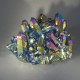 Rainbow Aura Quartz Cluster ~ 80mm wide
