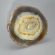 Agate Cut Base slice, natural with Crystal Centre  ~16cm