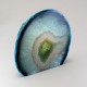 Agate Cut Base slice, Turquoise with Crystal Centre  ~12cm