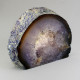 Agate Cut Base slice, Purple with Crystal Centre  ~13cm