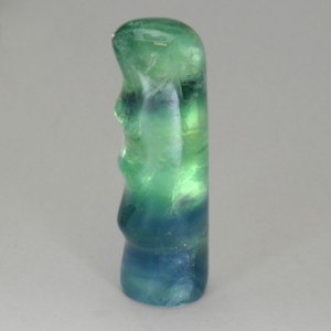 Rainbow Fluorite Massage Wand with grip ~ 8cm in length