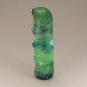 Rainbow Fluorite Massage Wand with grip ~ 10cm in length