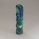 Rainbow Fluorite Massage Wand with grip ~ 10cm in length
