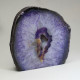 Agate Cut Base slice, Purple with Crystal Centre  ~15cm
