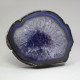 Agate Thick Slice, Purple with Crystal Centre  ~15cm