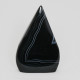 Agate Flame, Black ~height 96mm approx.