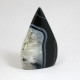 Agate Flame, Black ~height 90mm approx.