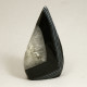 Agate Flame, Black ~height 98mm approx.