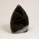Agate Flame, Black ~height 65mm approx.