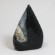 Agate Flame, Black ~height 70mm approx.