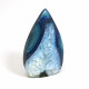 Agate Flame, Blue ~height 83mm approx.