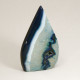 Agate Flame, Blue ~height 89mm approx.