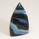 Agate Flame, Blue ~height 82mm approx.