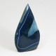 Agate Flame, Blue ~height 100mm approx.