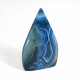 Agate Flame, Blue ~height 72mm approx.