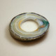 Agate Tea Light, 1 hole, Natural ~ length 9cm.