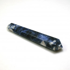 Sodalite Wand, 6 sided ~120mm in length