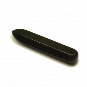 Obsidian Wand, 6 sided ~120mm in length