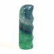 Rainbow Fluorite Massage Wand with grip ~ 8cm in length