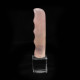 Rose Quartz Massage Wand with hand grip ~ 10cm in length