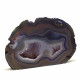 Agate Cut Base slice, Purple with Crystal Centre  ~18cm