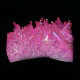 Quartz, Neon Pink Quartz Cluster ~ 8cm wide