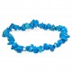 Gemchip Bracelet, Howlite - Blue