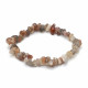 Gemchip Bracelet, Moonstone - Black