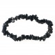 Gemchip Bracelet, Obsidian - Black
