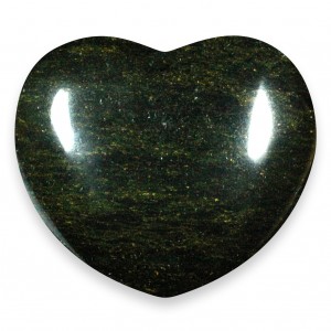 Heart, Serpentine - Dark Green