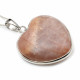 Pendant, Heart, Moonstone