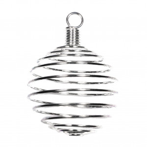 Pendant, Spiral Holder, Large, Bag of 10