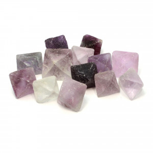 Fluorite Octahedra, 250g bag