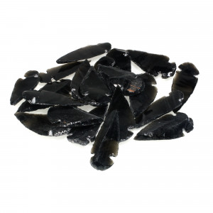 Arrowheads, Obsidian, Small, 20 per Bag