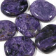 Mini Massage Stone, Charoite Mini Massage Stone, Charoite