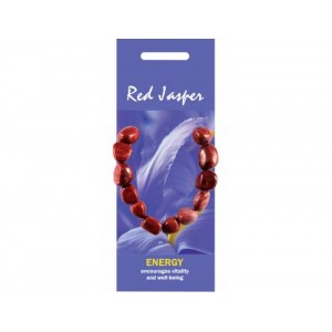 NG10  Nature Bracelet, 5pc  - Red Jasper ( Energy )
