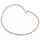 Necklace, Leather Cord, Brown - 16"