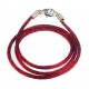 Necklace, Polyester Cord, Maroon - 16"