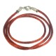 Necklace, Polyester Cord, Brown - 18"