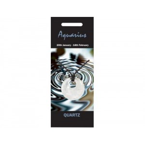 NZ41  Nature Agogo, 5pc  - Quartz ( Aquarius )