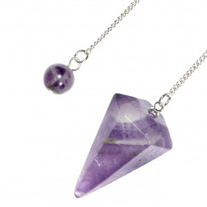 Pendulum, Amethyst - Chevron