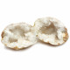 Quartz Geode Pair