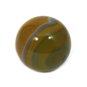 Sphere, Agate, Yellow Banded, 25mm