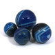 Sphere, Agate, Blue Banded, 30mm