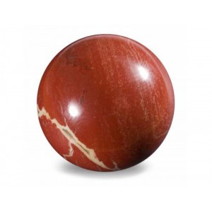 Sphere, Small, Jasper - Red