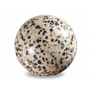 Sphere, Small, Jasper - Dalmation