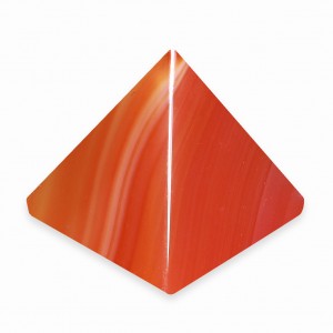 Pyramid, Carnelian, Mini, ~25mm