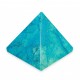 Pyramid, Howlite - Turquoise, Mini, ~25mm