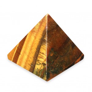 Pyramid, Tiger Eye, Small, ~30mm